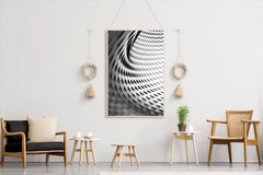 White Architecture Abstract Wall Art