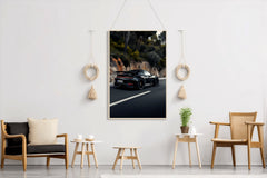 Porsche 911 Carrera Black Wall Art