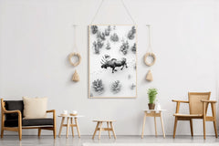 Alaska Moose Animal Wall Art