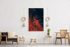 Fire burning Abstract Wall Art