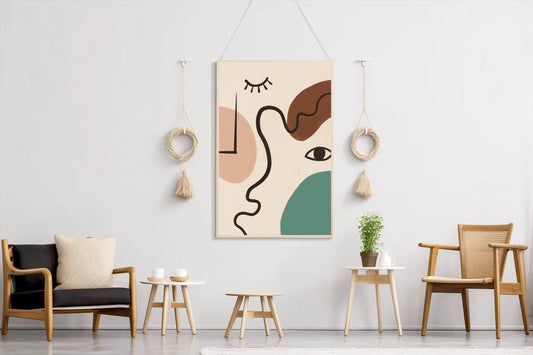 Mixed Faces Wall Art - beink online art store