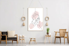 Smoking Woman Wall Art