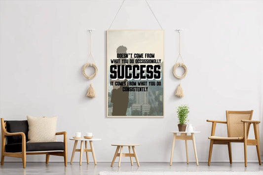 Success Motivational Wall Art - beink online art store