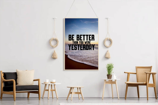 Be Better Motivational Wall Art - beink online art store