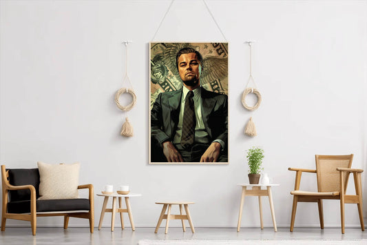 Leonardo DiCaprio Rich Look Wall Art - beink online art store