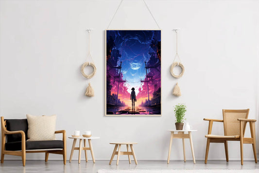 Fantasy Anime Storm Wall Art - beink online art store