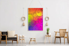 Bubbles Gradient Abstract Wall Art