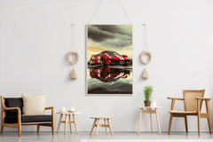 Ferrari488 Pista Red Wall Art