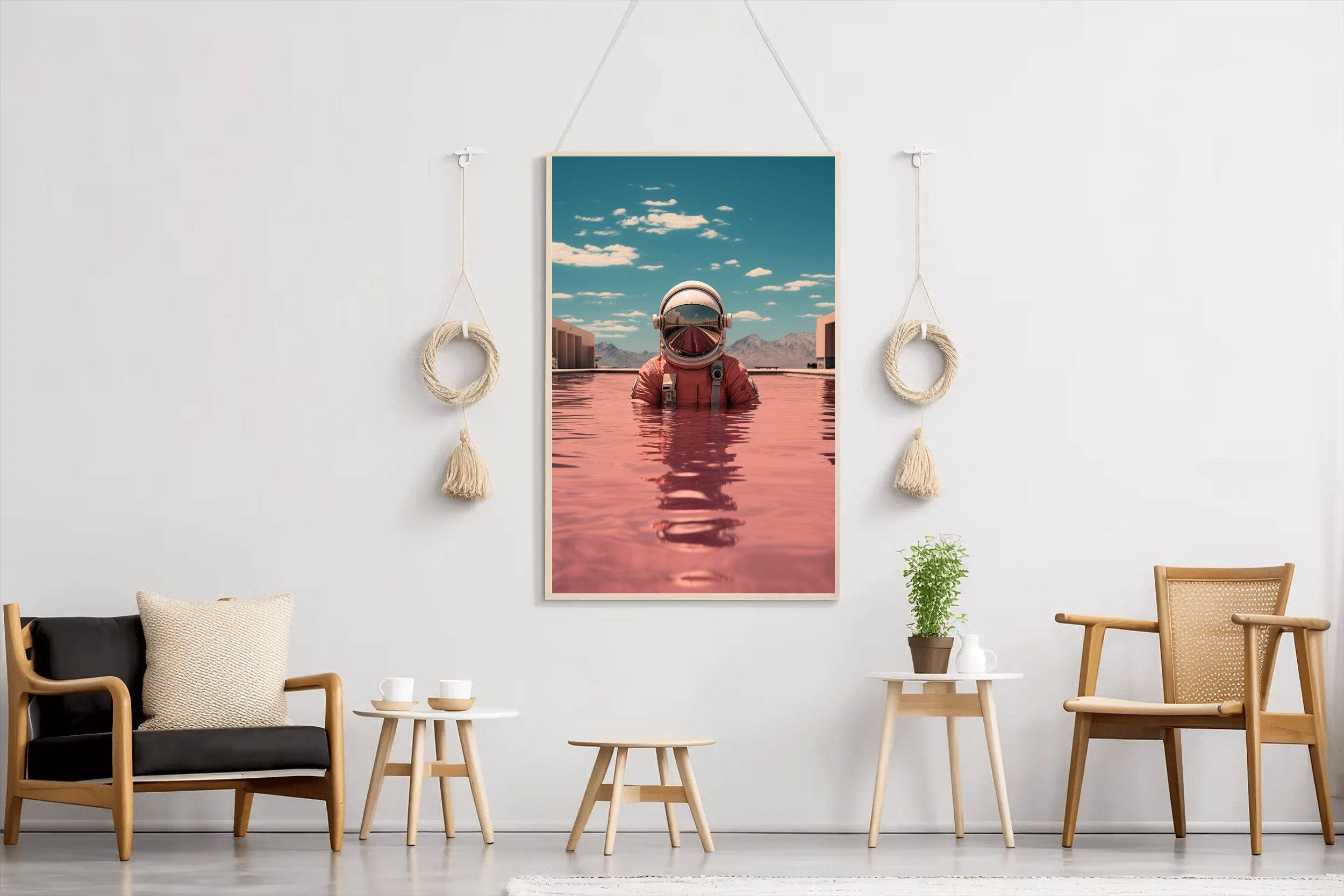 Astronaut diving Wall Art - beink online art store