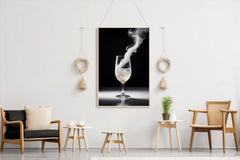 Dry Ice In A Glass Wall Art