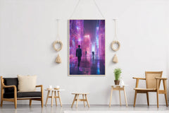 Cyberpunk Cityscape Wall Art - beink online art store