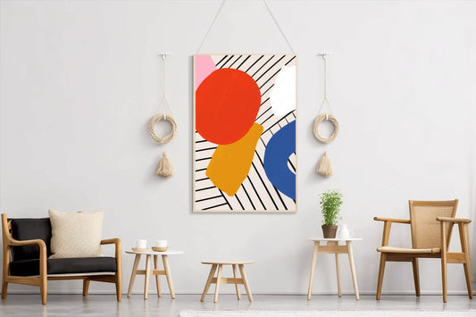 Geometric Color Combination Painting Wall Art - beink online art store
