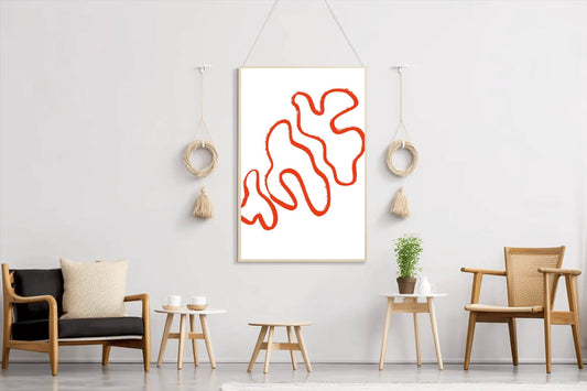 Tree Mushroom Painting Wall Art - beink online art store