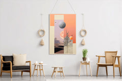 Sunset Abstract Wall Art