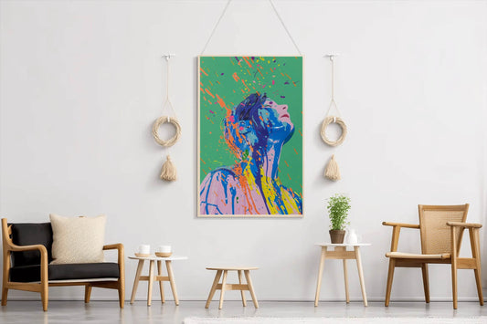 Splashed Dreams Modern Wall Art - beink online art store