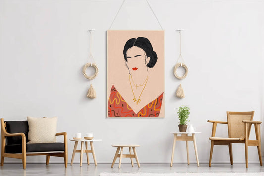 Painting A Woman Without A Face Wall Art - beink online art store