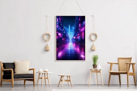 Neon City Wall Art - beink online art store