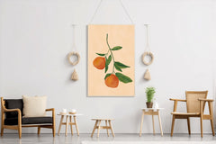 Fruit Tree Branch With Oranges Wall Art