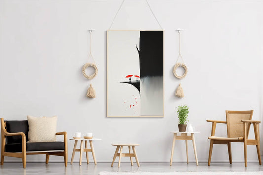 Creative Umbrella Painting Abstract Wall Art - beink online art store