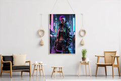 Anime Girl Cyberpunk - beink online art store