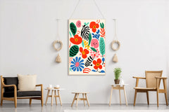 Colorful Floral Painting Art