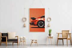 Portrait Painting Porsche Wall Art