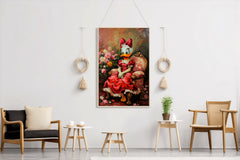 Painting of Daisy Duck Premium Wall Art