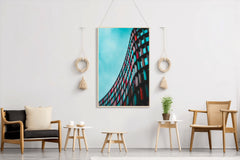 Slightly Curved Building Abstract Wall Art