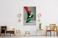 Nike Green Sports Shoes Wall Art