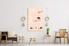 Vintage Champagne Wall Art