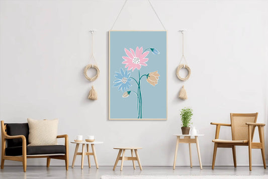 Painting Fantasy Flowers Wall Art - beink online art store