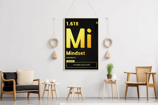 1.618 Mindset Motivational Wall Art - beink online art store