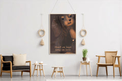 Watercolor Teddy Bear Wall Art