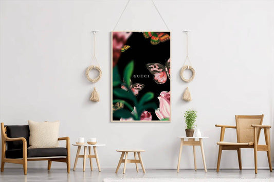 Gucci Butterflies Wall Art - beink online art store