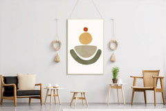 Minimalistic Vector Shape Abstract Wall Art