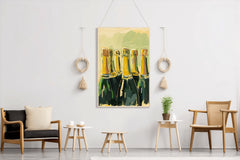 Champagne Bottles Wall Art