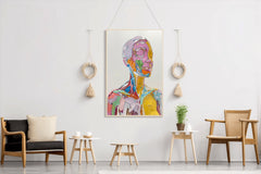 Colorful Anatomy- Oil Paint Women Wall Art