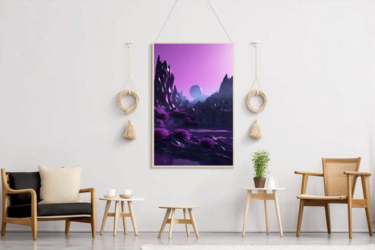 Galaxy Planets Digital Wall Art - beink online art store