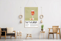 Traditional Red Sangria Wall Art