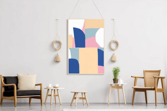 Abstract Geometric Shapes Wall Art - beink online art store