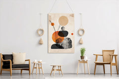 Boho Shapes Abstract Wall Art