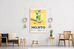 Glass of Mojito Cocktail Wall Art