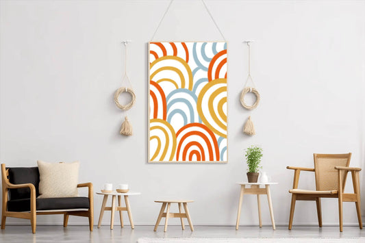 Colored Circles Wall Art - beink online art store