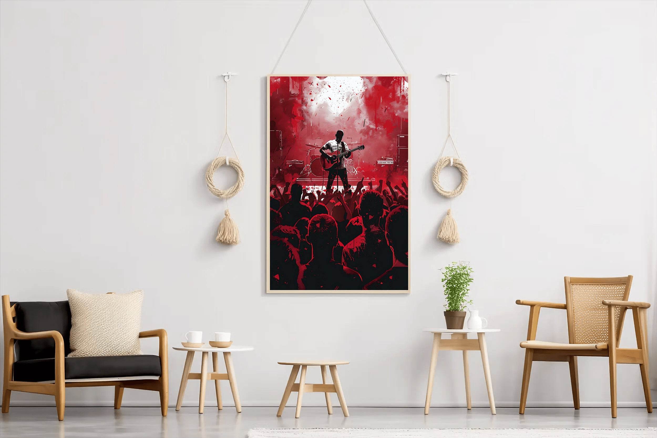 Heavy Metal Music Concert Wall Art - beink online art store