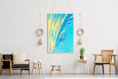 Water Waves Abstract Wall Art