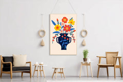 Painting Of a Clay Pot With Summer Flowers Art - beink online art store