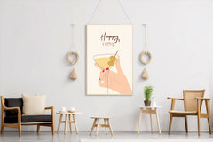 Cocktail Glass With Olives Wall Art