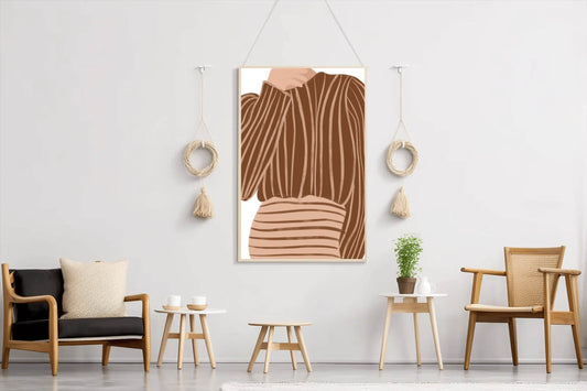 Patterned Women Clothing Wall Art - beink online art store