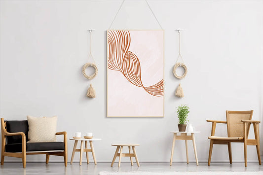 Twisted Threads of The Same Color Wall Art - beink online art store