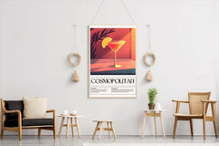 Cosmopolitan Cocktail Wall Art